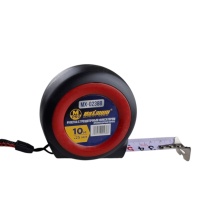 Рулетка с трещоточным фиксатором 10 м × 25 мм, "MAXIMUM" MX 02388