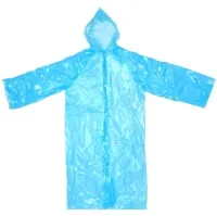 Плащ-дождевик с капюшоном на кнопках, ONE SIZE