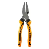 Плоскогубцы 200 мм, оранжевые, металл черный, 0783-8, "MAXIMUM" MX 08397
